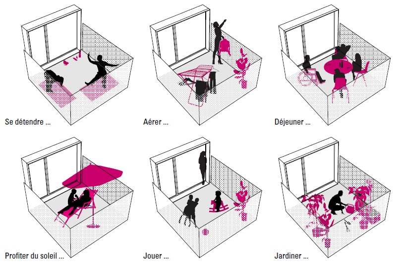 Terrasse patio suspendu - Appartement neuf a Lens